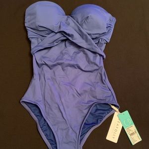 Seafolly One-Piece swimsuit French Blue C/D Sz US4